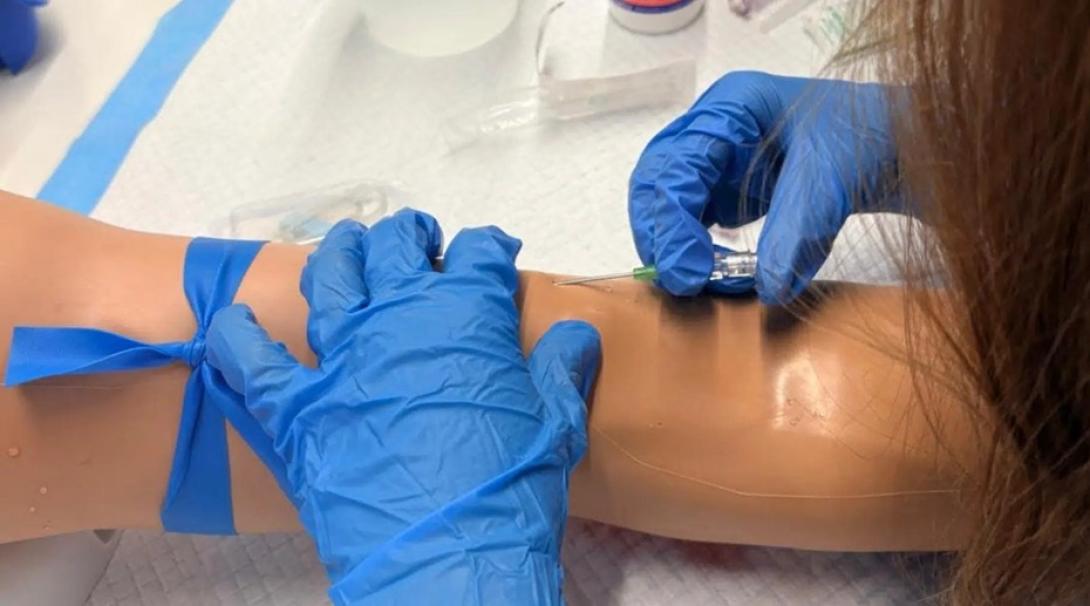 スペインのバーチャル病院で医療スキルを学ぶ高校生医療ボランティア